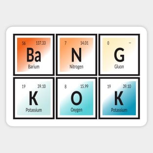 Bangkok City | Periodic Table of Elements Sticker